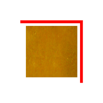 Mosaic House Moroccan tile MKB 4x4 8 GL-TR Ochre,    solid zellige, mosaic, zellij, loose, size, glaze 